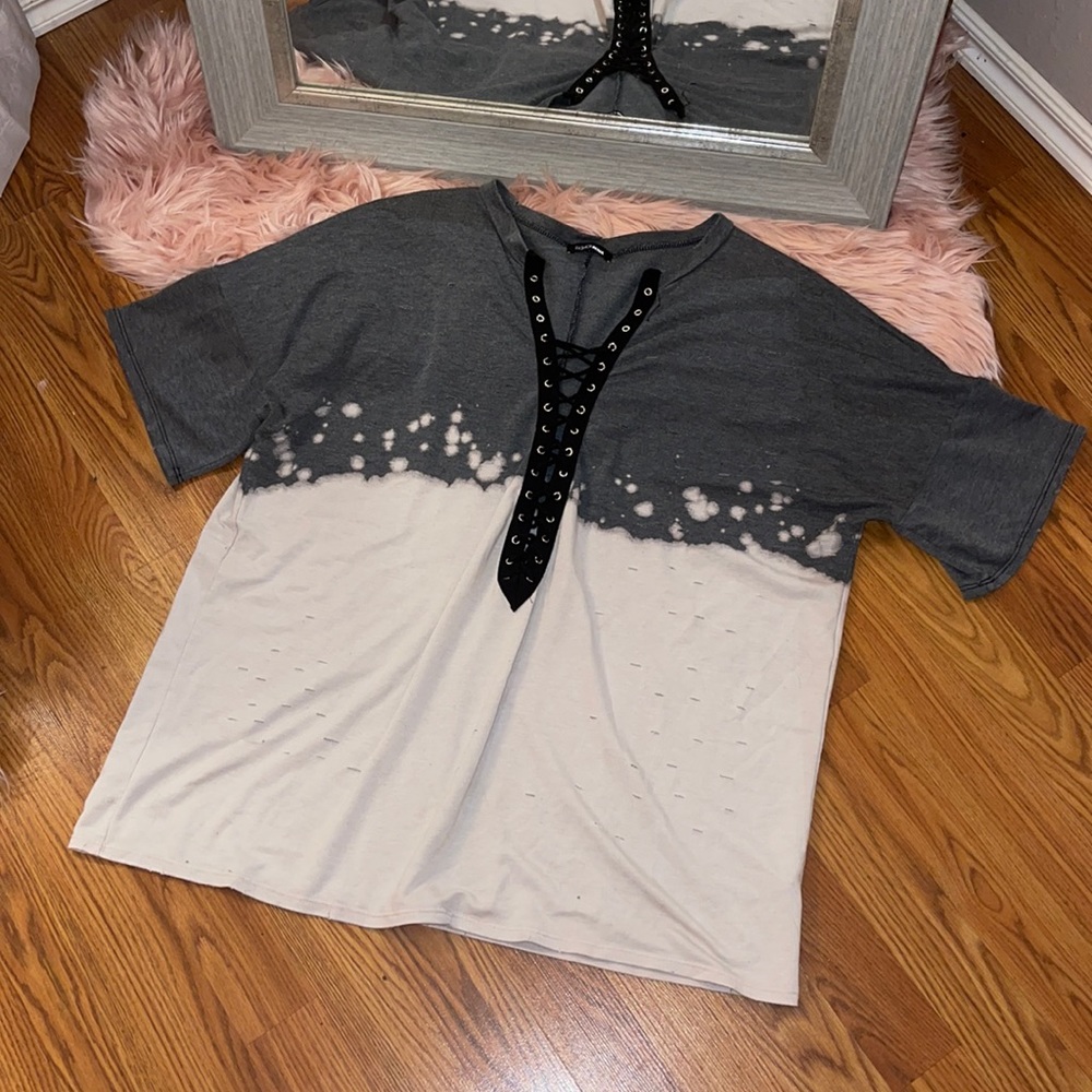 FASHION NOVA DISTRESSED TSHIRT🤘🏼